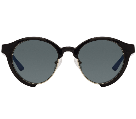 Orlebar Brown Oval Oval Black with Grey Lenses