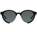 Orlebar Brown Oval Oval Black with Grey Lenses