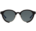 Orlebar Brown Oval Oval Black with Grey Lenses