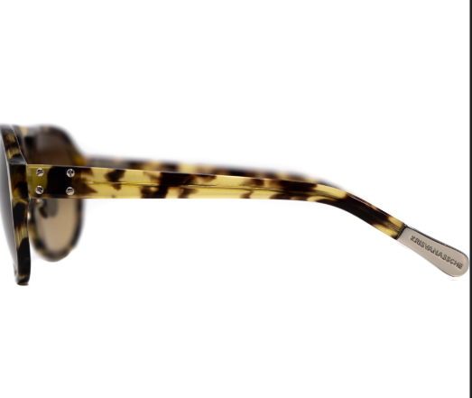Kris Van Assche Sunglasses Tortoise Shell with Brown Graduated Lenses