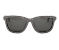 Alexander Wang Sunglasses Rectangular Grey Zip Motif