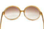 No. 21 Sunglasses Round Gold Brown