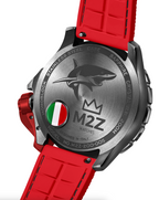 M2Z Men's Watch Diver 200 Red IP Gun