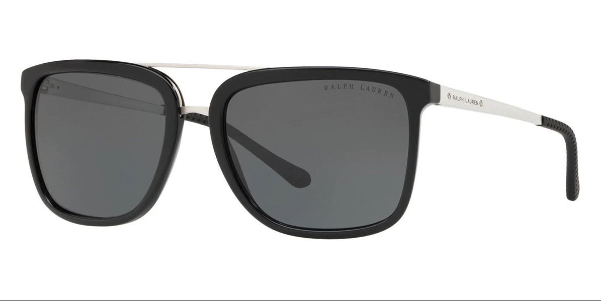 Ralph Lauren Women's Sunglasses Browline Black/Grey