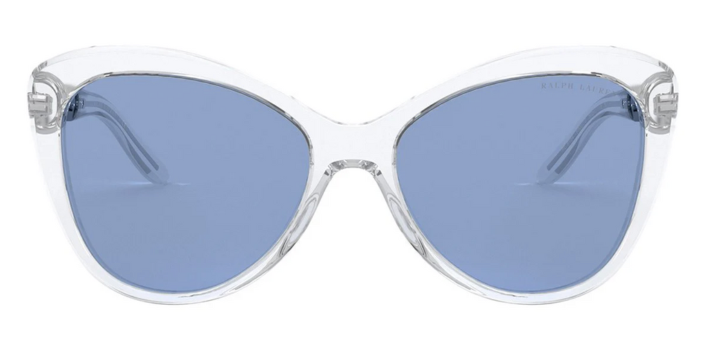 Ralph Lauren Women's Sunglasses Butterfly Clear/Blue
