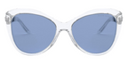 Ralph Lauren Women's Sunglasses Butterfly Clear/Blue