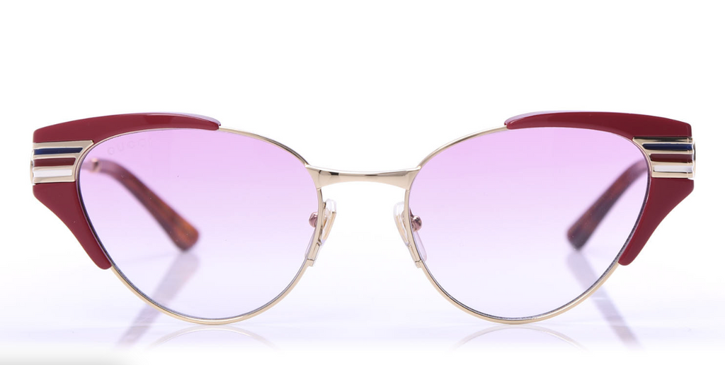 Gucci Women's Sunglasses Cat Eye Red