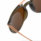 Dries Van Noten Unisex Round Brown Sunglasses