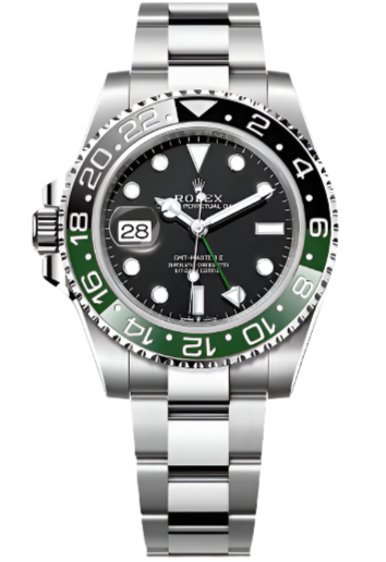 Rolex Oystersteel "Sprite" GMT-Master II  - Bidirectional Rotatable 24-Hour Graduated Bezel - 126720vtnr