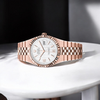 Rolex - Land-Dweller 40 - Everose Gold - White Honeycomb Motif - 127335 - 2026
