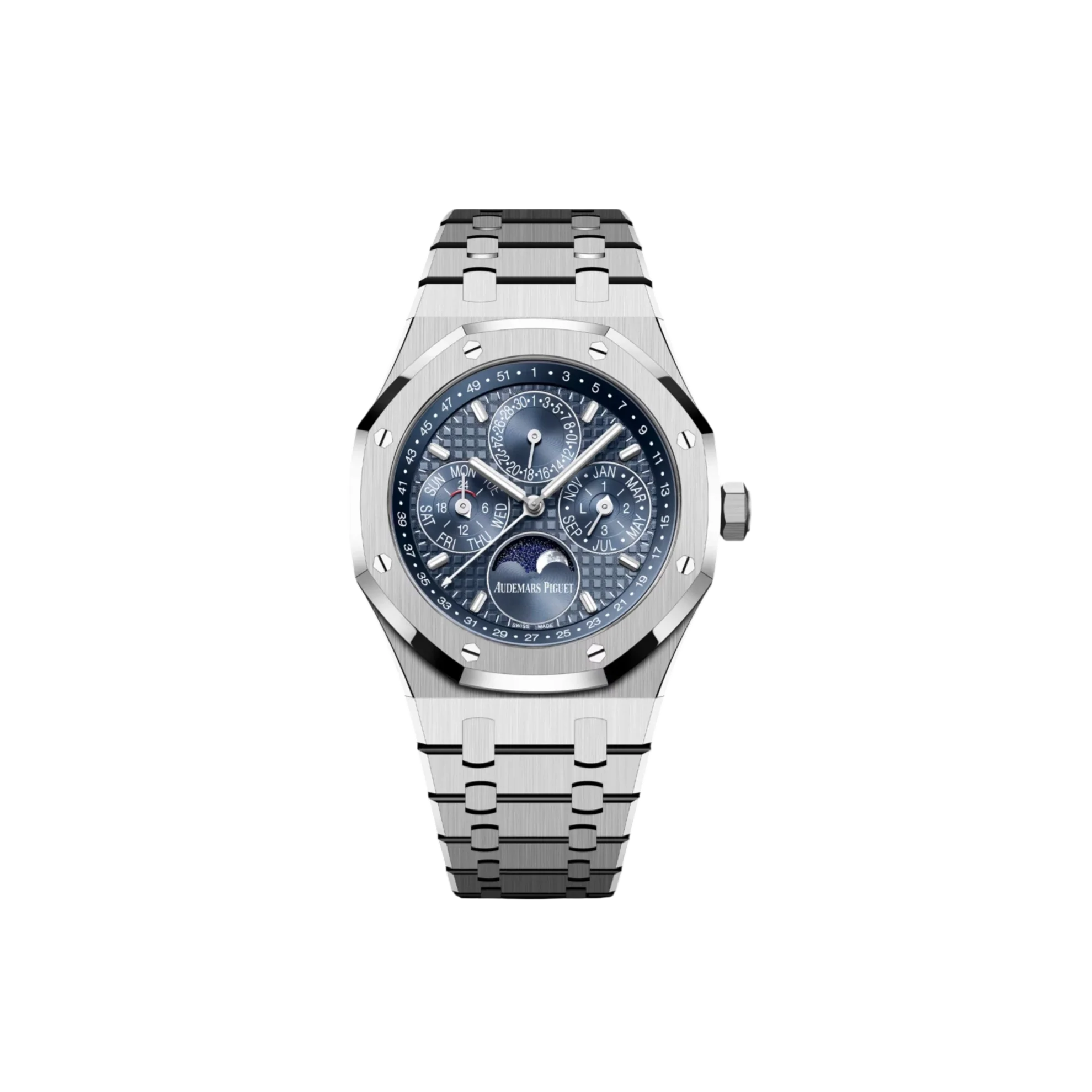 Audemars Piguet - Royal Oak Perpetual Calendar - Blue Dial - 26674ST.OO.1220ST.01 - 2025