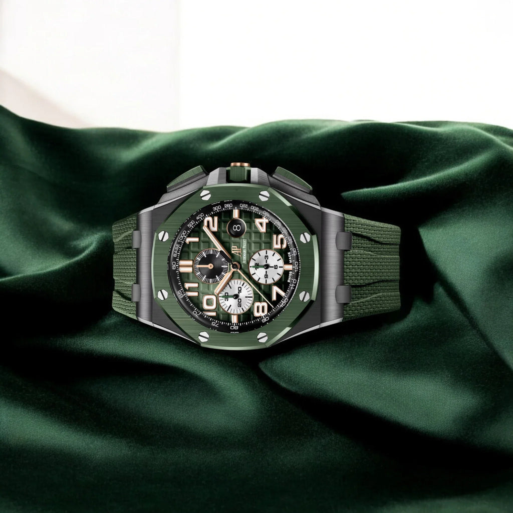 Audemars Piguet - Royal Oak Offshore Selfwinding Chronograph - Green Dial - 26405CE.OO.A056CA.01.A - 2025