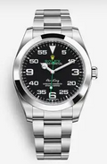 Rolex Air King Oystersteel New Card - Black Dial 116900