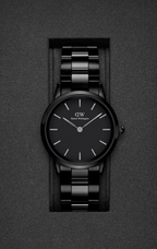 Daniel Wellington ladies Black Iconic Link Ceramic Watch