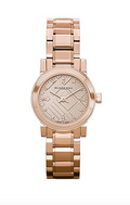 Burberry Ladies Watch The City Diamonds 26mm Rose Gold