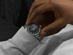 Seiko 5 Sports Men's Black Retro Regatta Timer Automatic Watch
