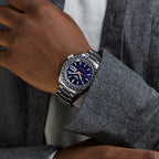 Seiko 5 Sports Men's Petrol Blue Checker Flag Special Edition