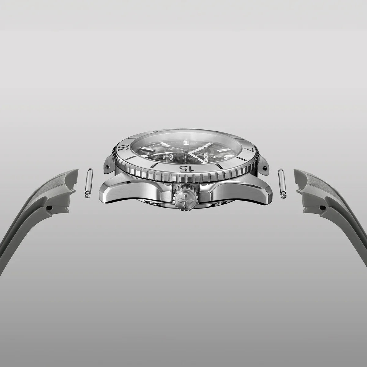 Venezianico Automatic Watch Nereide UltraLeggero 42 Skeleton Grey