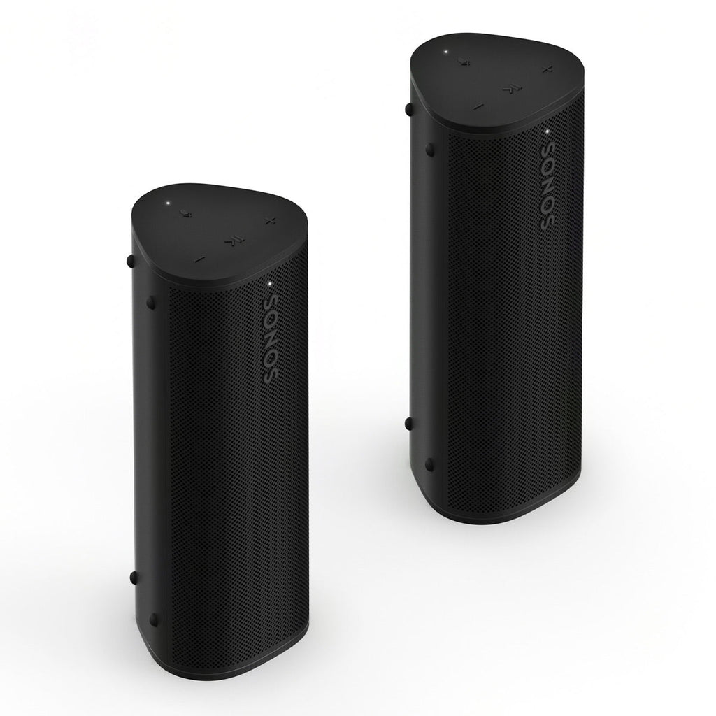 Sonos Roam 2 Portable Waterproof Bluetooth Speaker - Pair (Black)