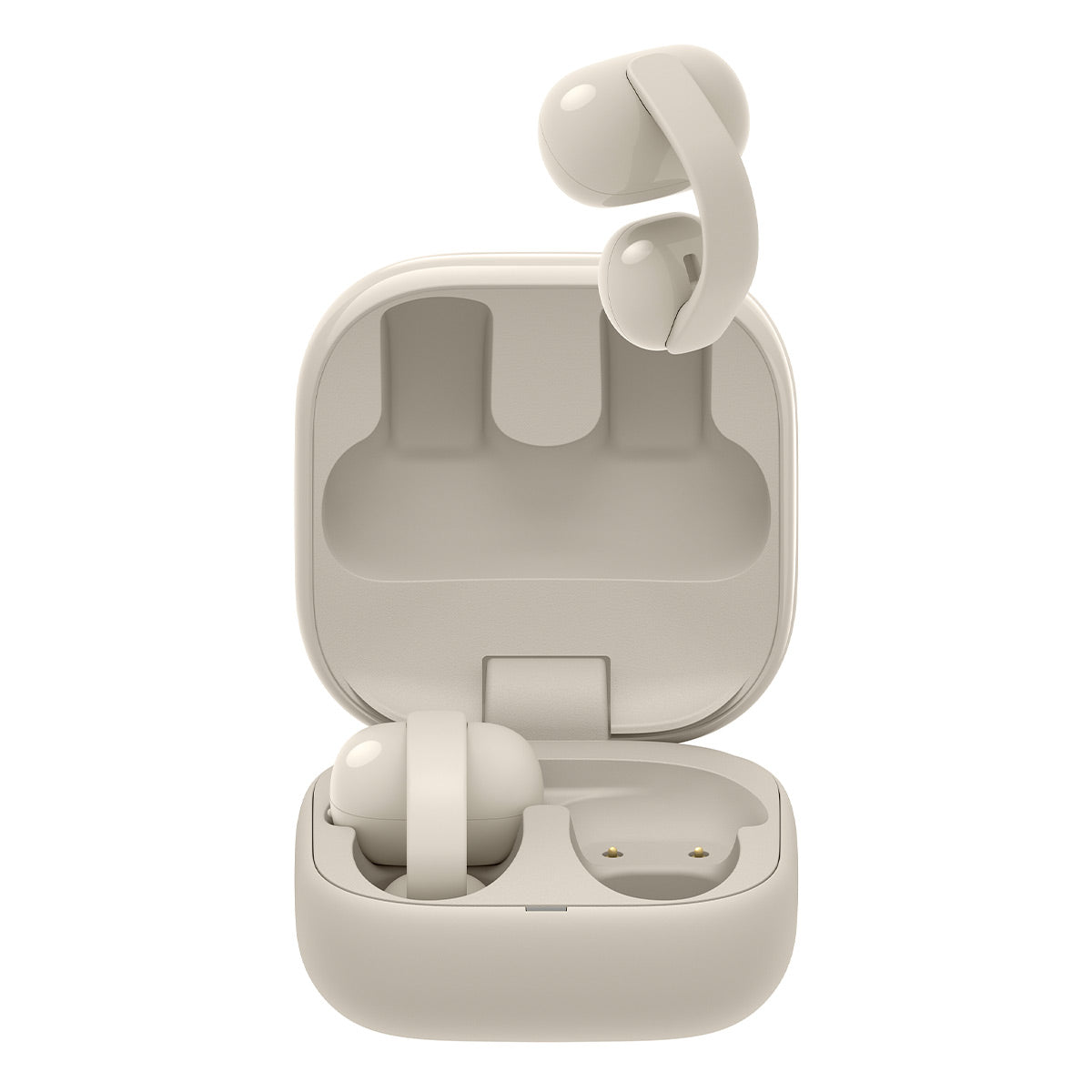 Sony LinkBuds Clip Truly Wireless Open Earbuds (Greige)