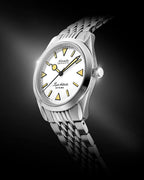 Super Antarctic White Beige Luminova | 38mm, Mens Watch