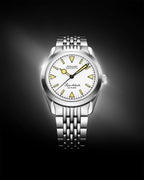 Super Antarctic White Beige Luminova | 38mm, Mens Watch