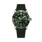 Superocean Heritage B31 Automatic | 42mm, Rubber, Green Dial