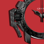 Graham Chronofighter Superlight Red Black Watch