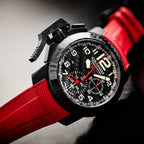 Graham Chronofighter Superlight Red Black Watch
