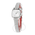 Tissot Ladies' Diamond Watch 20mm Lovely Square Festive Kit Silver