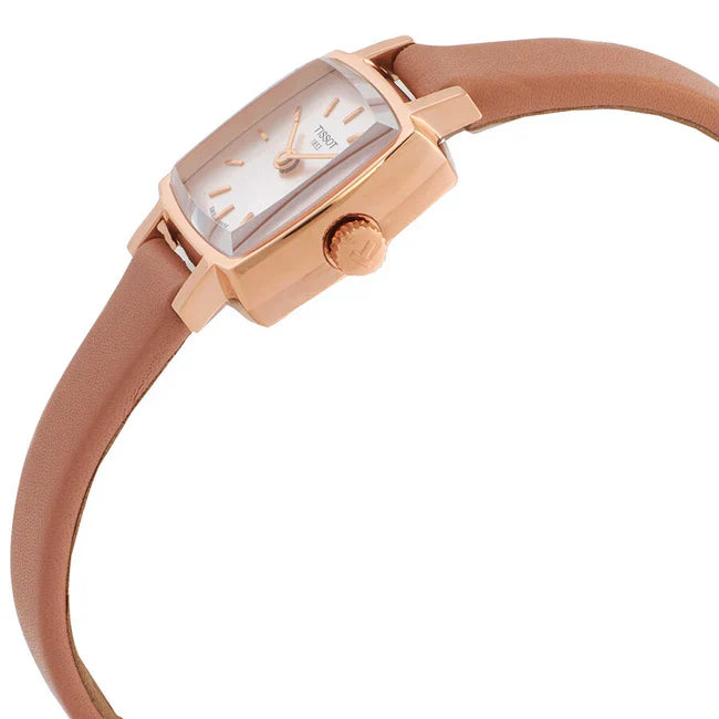 Tissot Women's Square Watch 20mm Lovely Summer Set Rose Gold