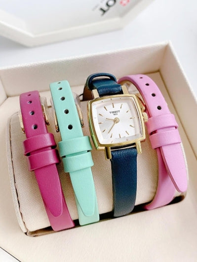 Tissot Lovely Ladies' Gold Navy Watch