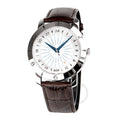 Tissot Men's Automatic GMT COSC Watch 43mm Heritage Navigator Brown Silver