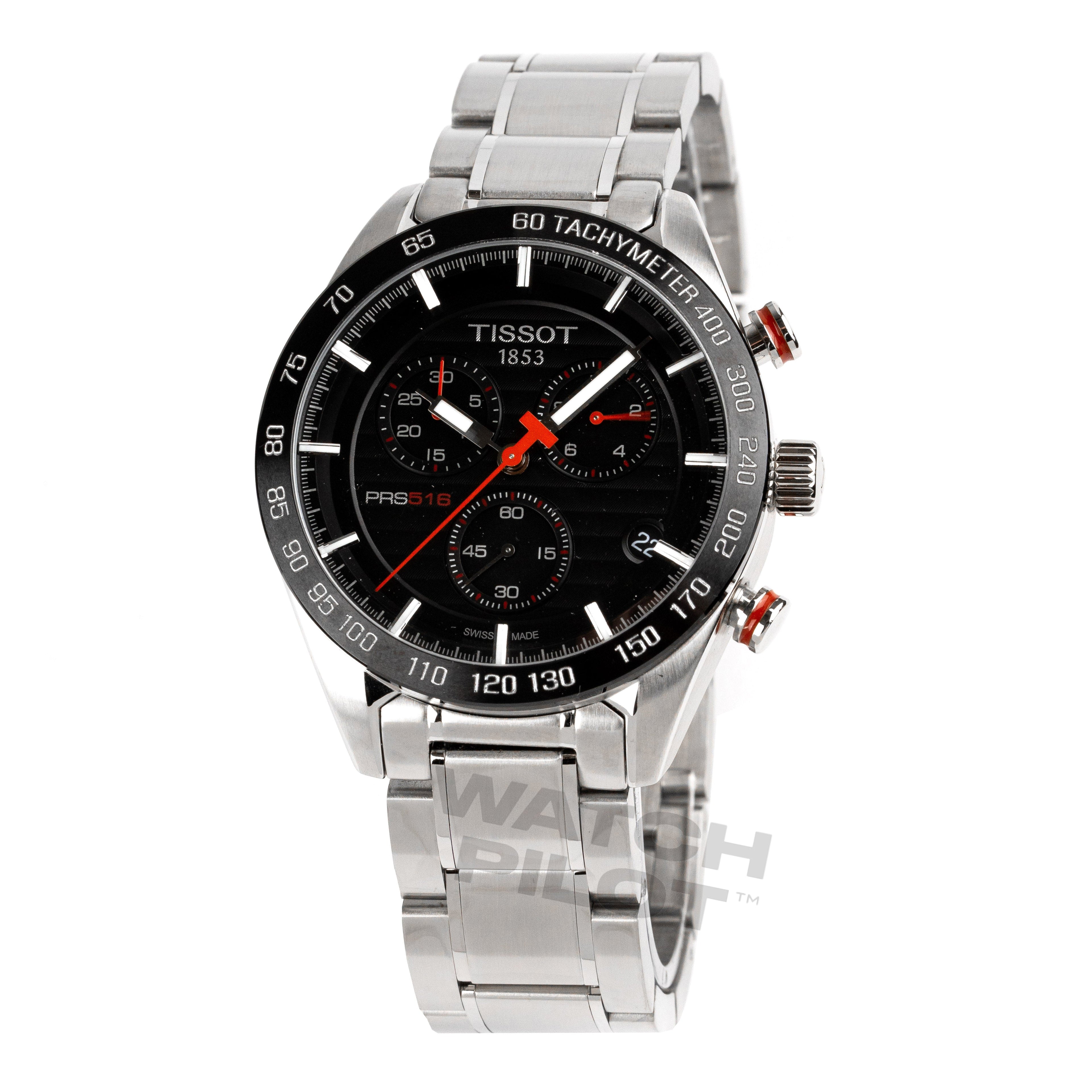 Tissot Men's Chronograph Watch PRS 516 Steel Red