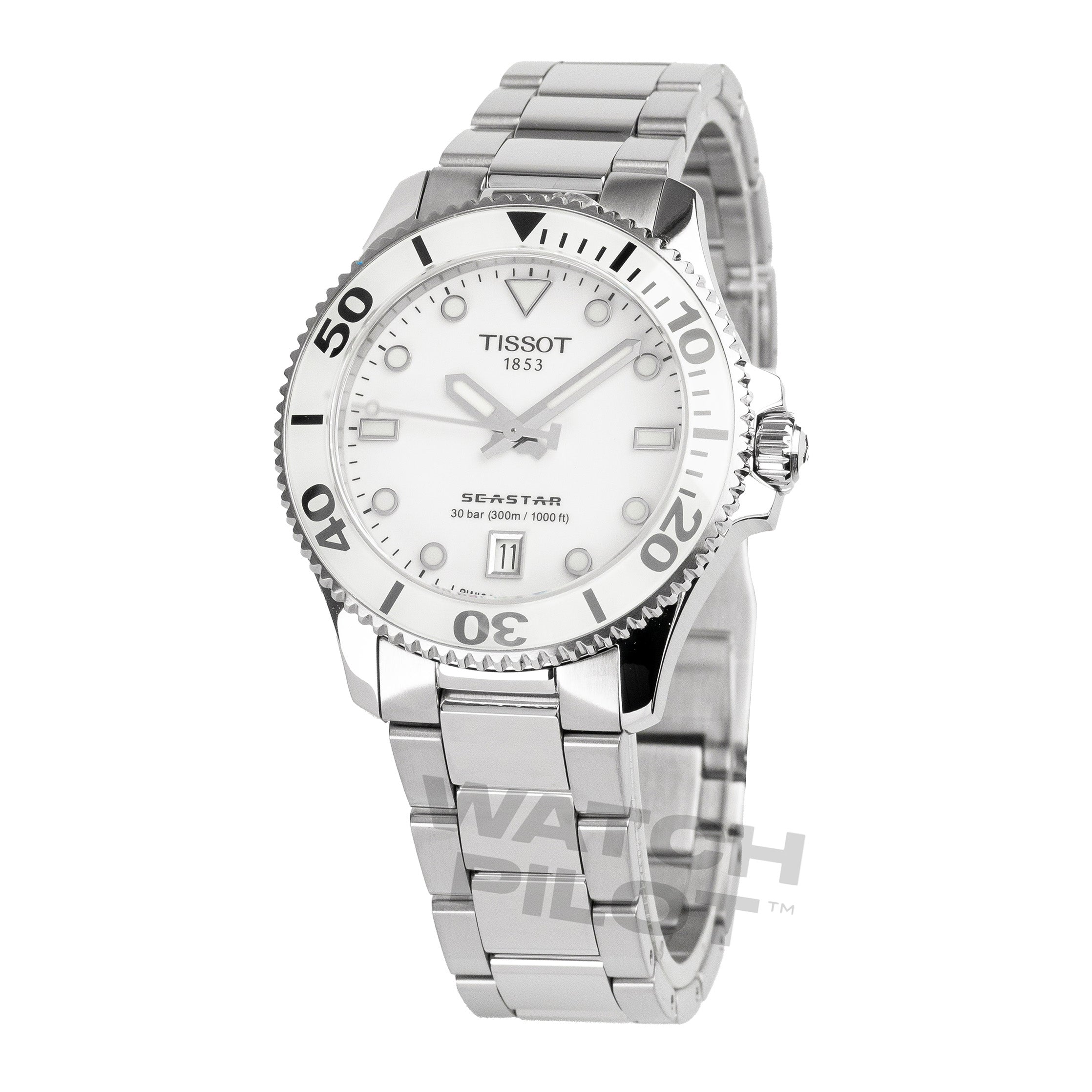 Tissot Seastar 1000 36Mm Silver Watch