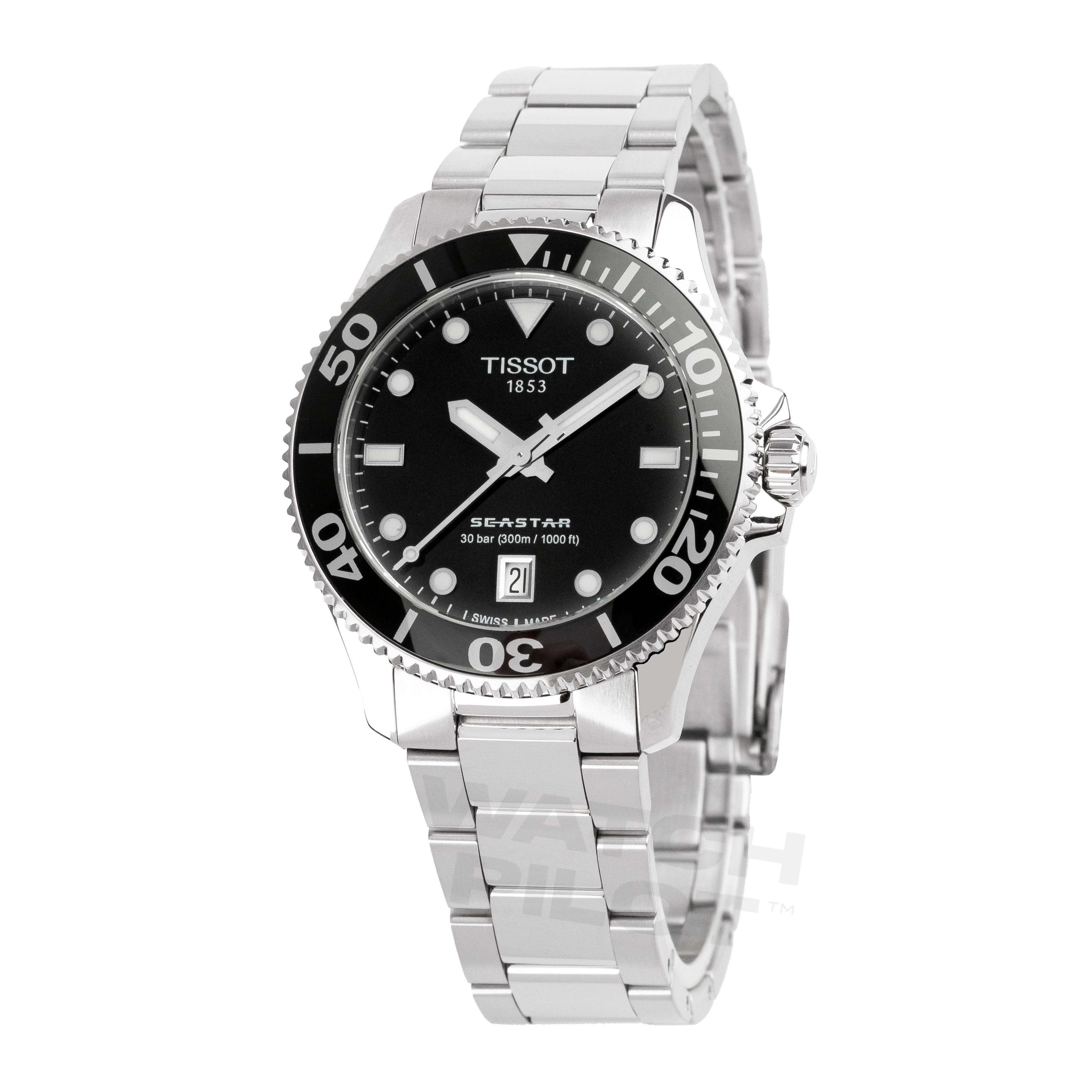 Tissot Seastar 1000 36mm Silver Watch