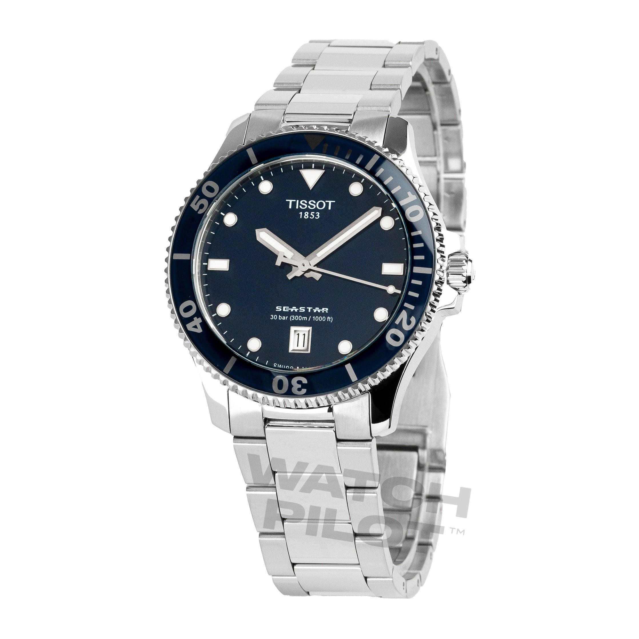 Tissot Seastar 1000 40mm Unisex Blue Watch