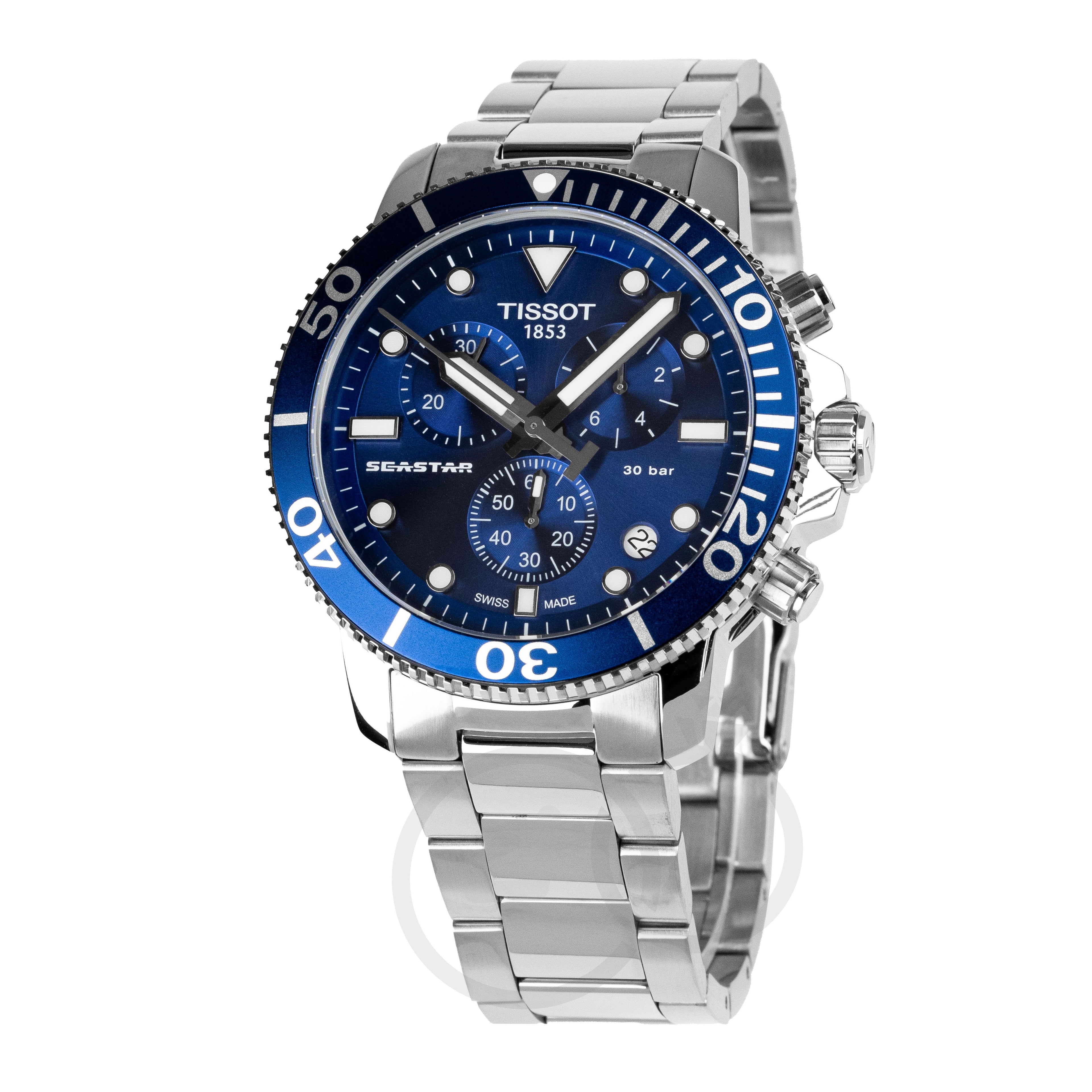 Tissot Seastar 1000 Chronograph Men's Blue Watch