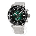 Tissot Chronograph Watch SEASTAR 1000 Green Mesh