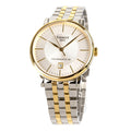Tissot Men's Automatic Watch 40mm Carson Premium Powermatic 80 Gold Two-Tone