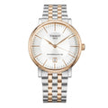 Tissot Carson Premium Automatic Powermatic 80 Men's Rose Gold Two-Tone Watch