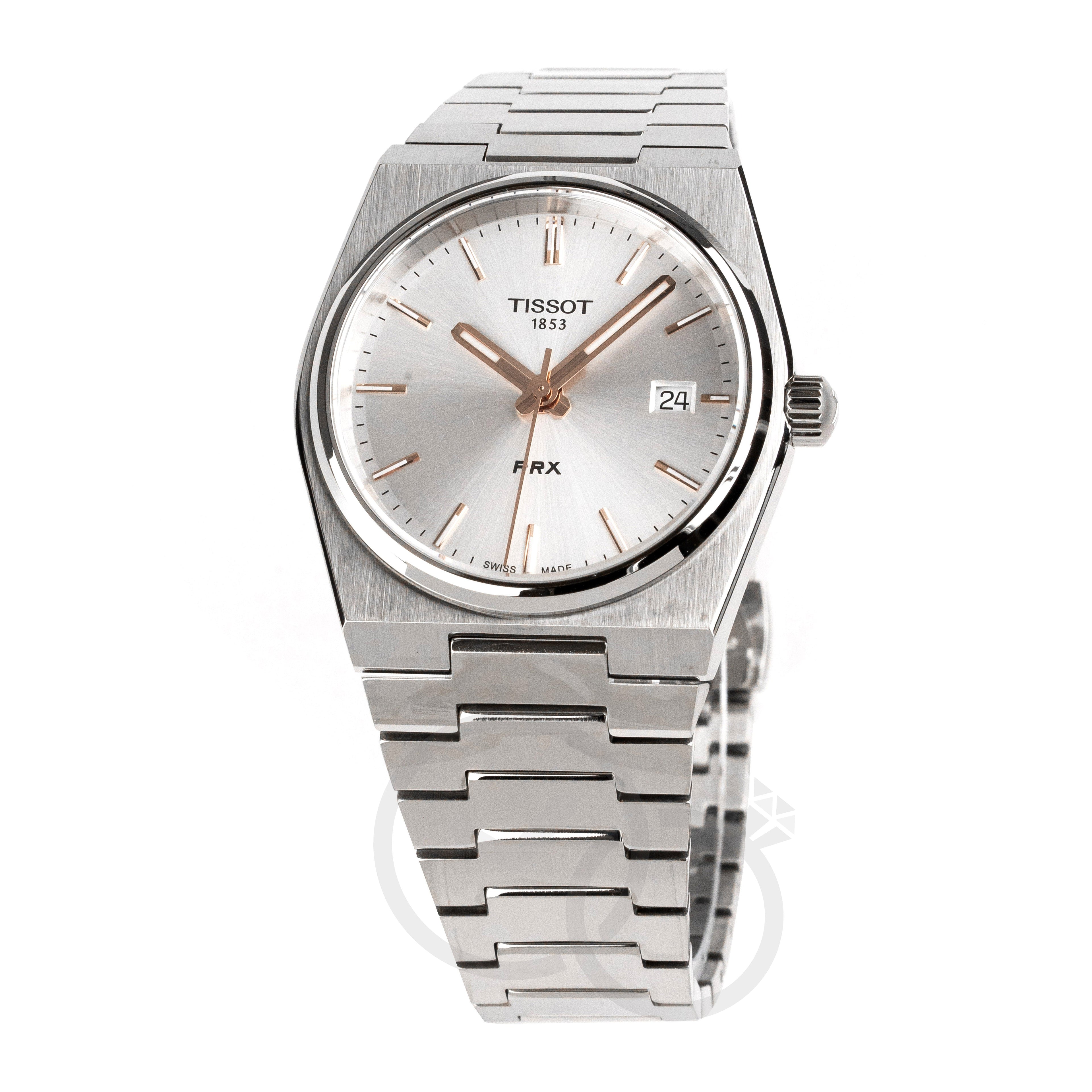 Tissot Ladies Watch PRX WHITE & ROSE QUARTZ