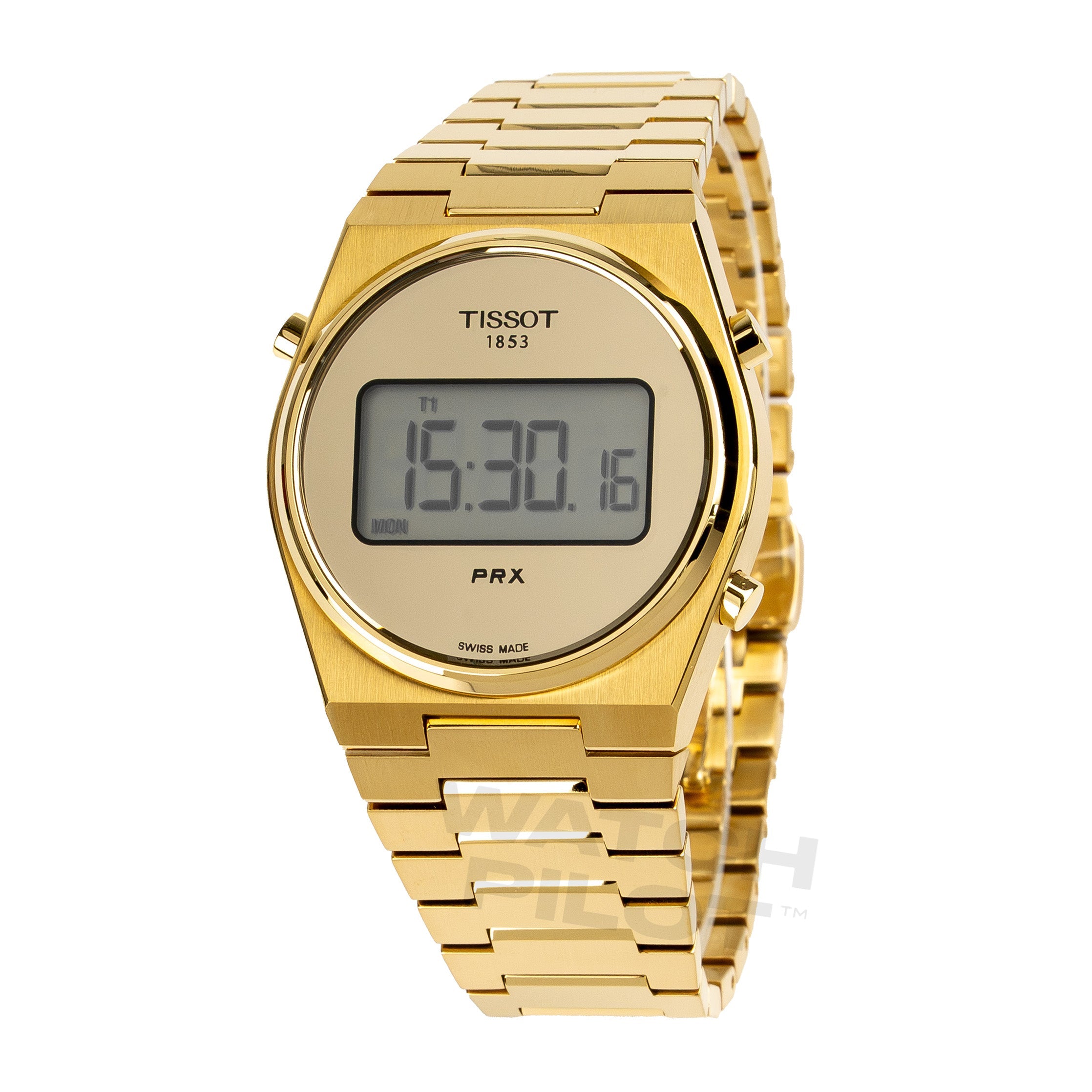Tissot PRX Digital Unisex Gold Watch