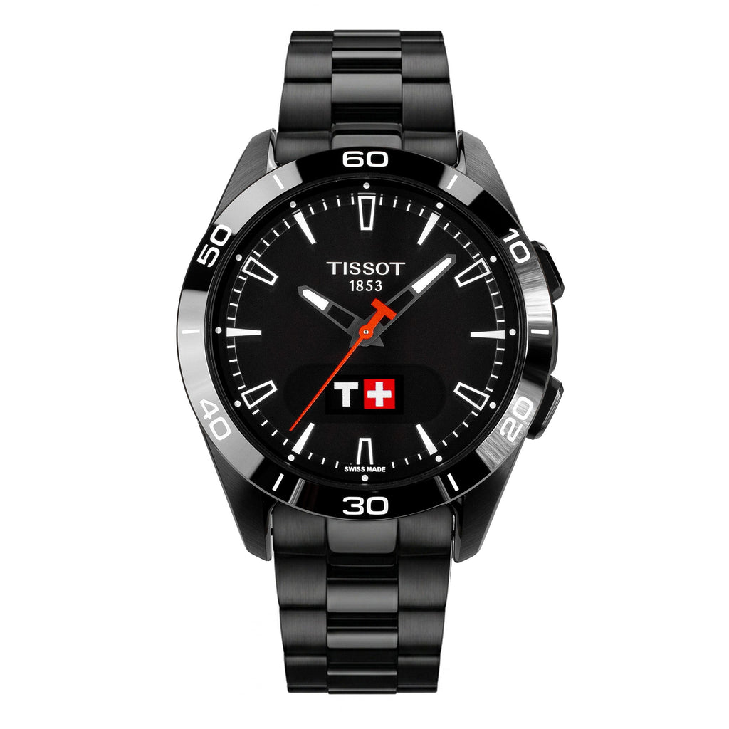 Tissot Men's Solar Smartwatch 44mm T-Touch Connect Sport Black