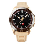 Tissot Unisex Solar Smartwatch 44mm T-Touch Connect Sport Rose Gold