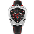 Tonino Lamborghini Spyder 12 H Men's Black Silver Chronograph Watch
