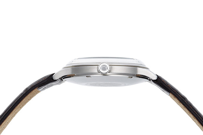 Orient 2nd Generation Bambino Men's White Brown Watch