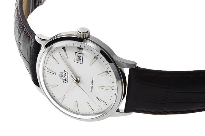 Orient 2nd Generation Bambino Men's White Brown Watch