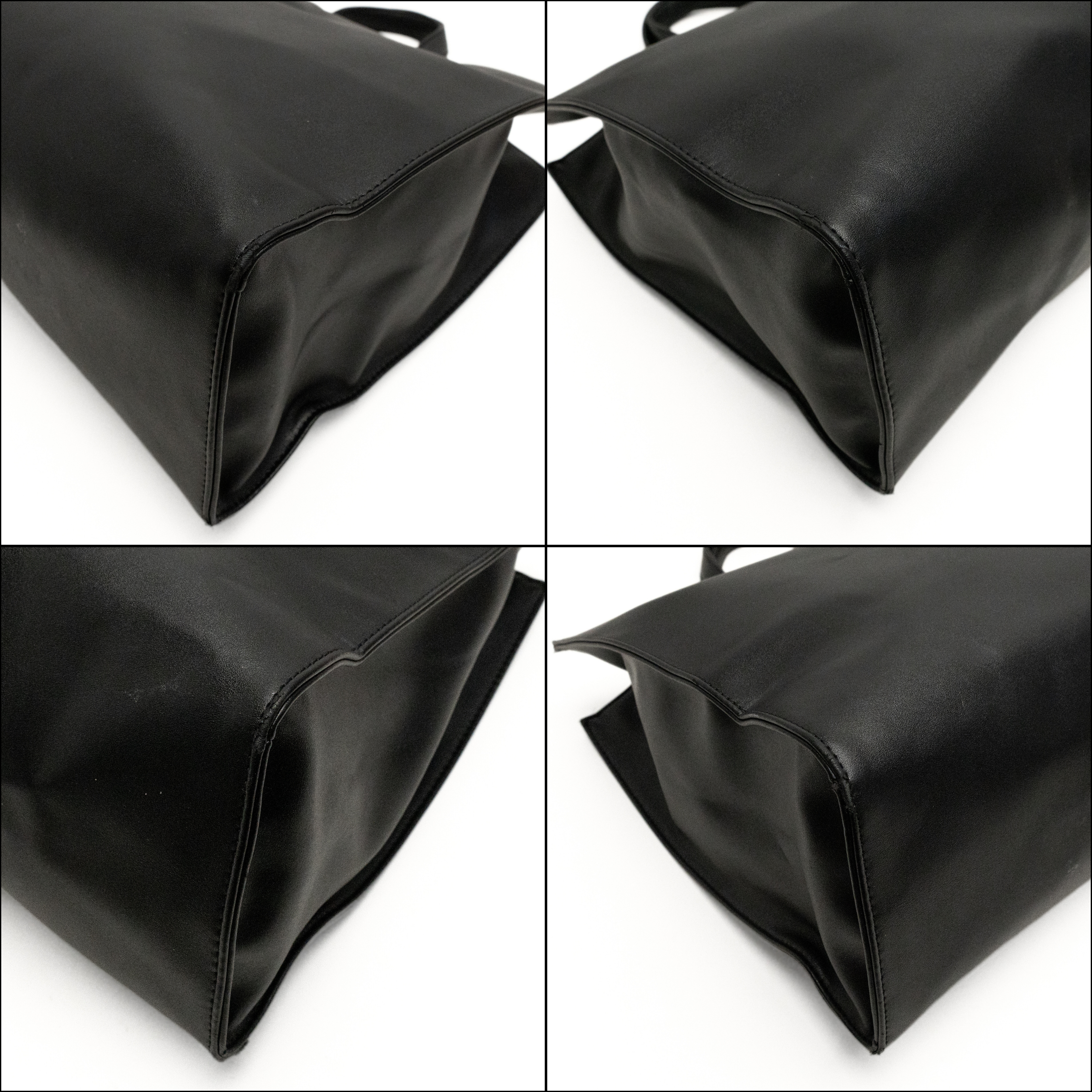 Telfar Black 'Medium Shopping Tote' Bag