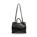 Telfar Black 'Medium Shopping Tote' Bag